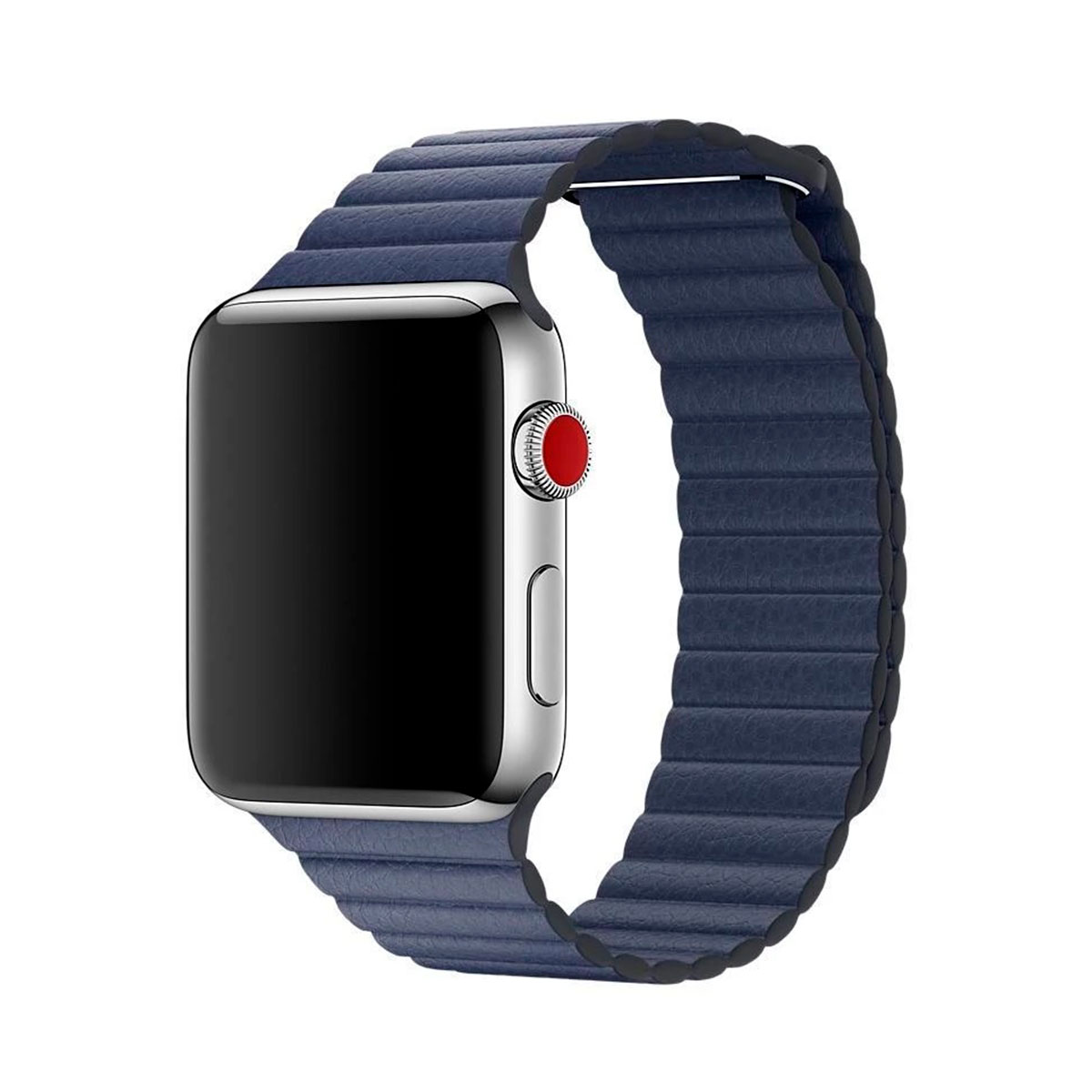 Azul1 malla cuero loop para apple watch