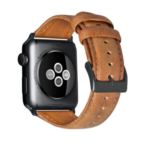malla para apple watch cuero clasica