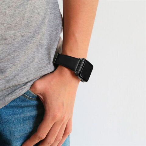 malla para apple watch cuero clasica