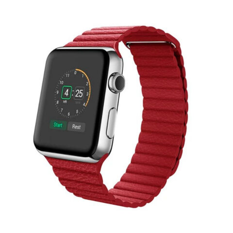 malla cuero loop para apple watch