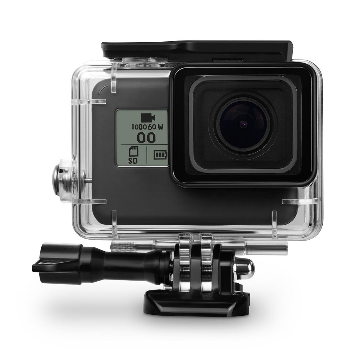 sumergible5-4 Carcasa para Camara Gopro Hero 5 6 y 7 Black Sumergible 45 Metros - Imagen 1