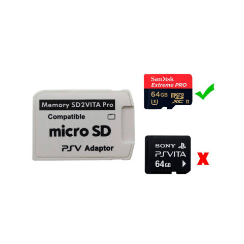 adaptador memoria sd2vita 5.0 micro sd a ps vita 1000 2000
