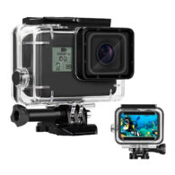 carcasa para gopro sumergible hero 7 white silver 40m