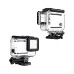 carcasa para gopro sumergible hero 7 white silver 40m