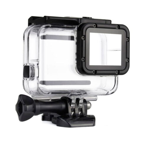 carcasa para gopro sumergible hero 7 white silver 40m