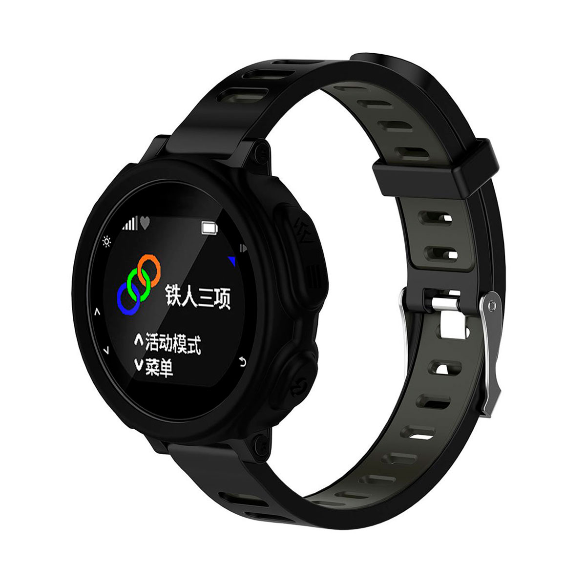 Negro2 funda silicona bumper para garmin forerunner 235 735xt