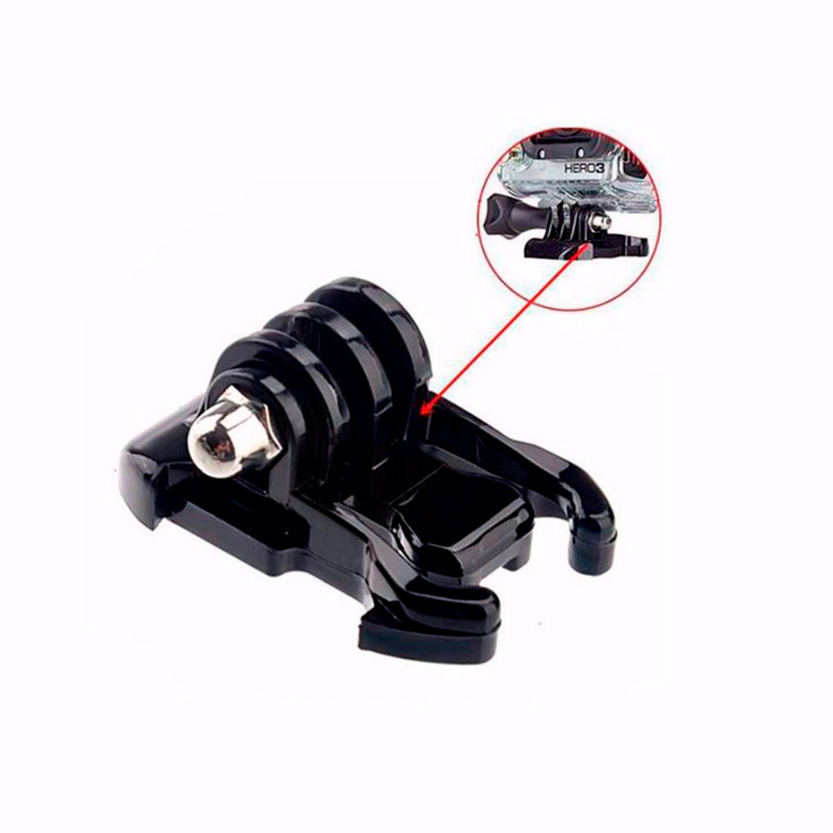 hebilla-de-montaje-plano-tornillo3 clip soporte hook base hebilla de montaje plano + tornillo para gopro