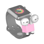 soporte holder para apple airpods para mallas de reloj