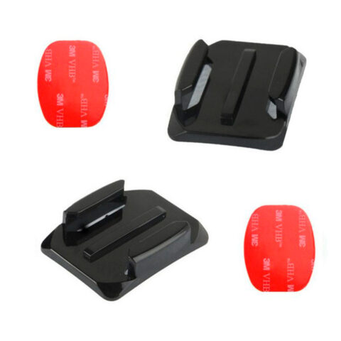 clip pegatina enganche adhesivo curvo y plano gopro x 4