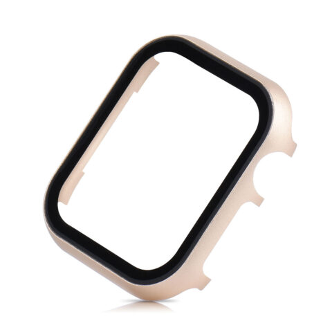 bumper protector aluminio vidrio apple watch 38 40 42 44