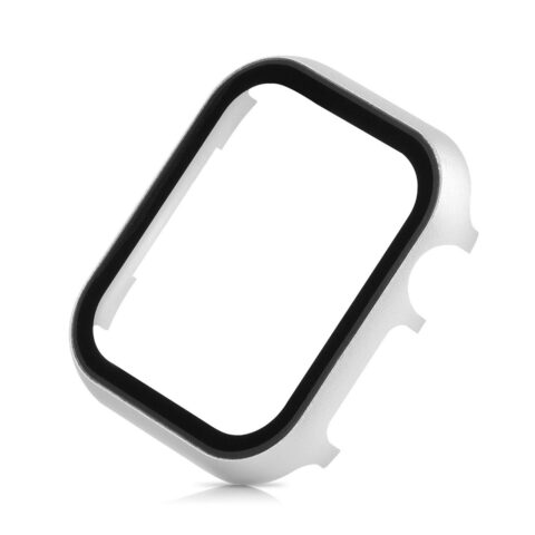 bumper protector aluminio vidrio apple watch 38 40 42 44