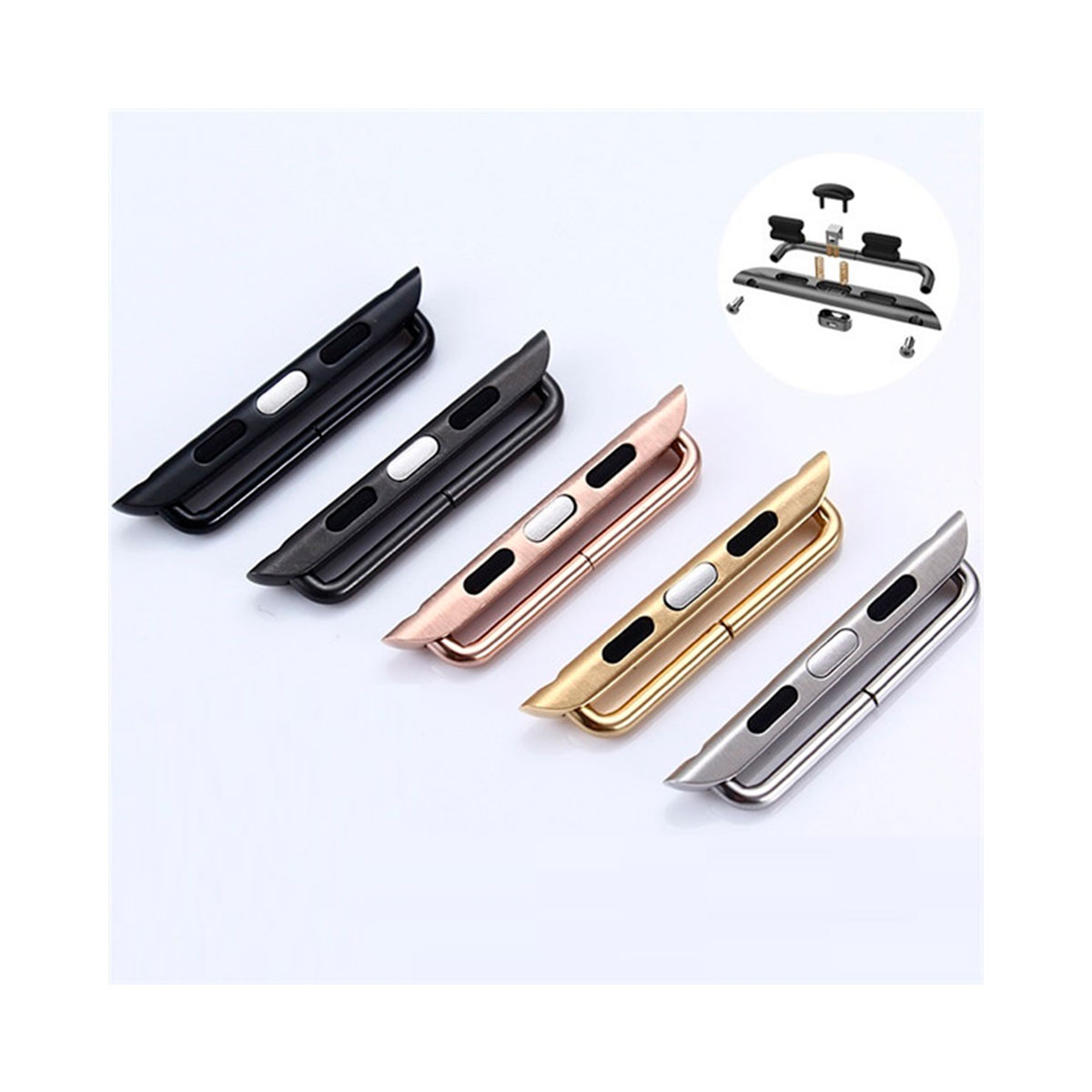 conector-apple adaptador conector enganche malla apple watch