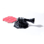 soporte adhesivo rotación 360 para casco camara gopro