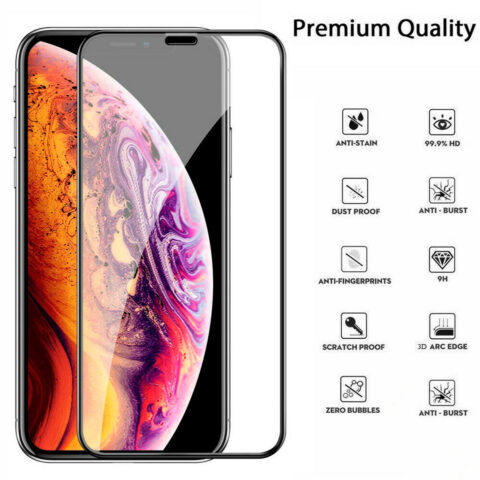 vidrio templado 6d full cover iphone 6 7 8 plus 11 x pro max
