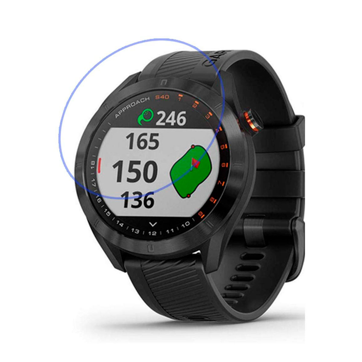 approach vidrio templado gorila glass para garmin approach s40 s60