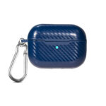 case funda protectora para apple airpods pro carbono