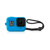 funda silicona protectora para gopro hero 8 con correa