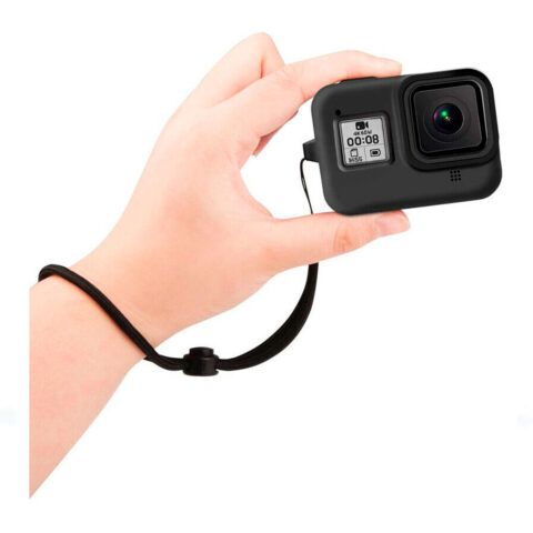 funda silicona protectora para gopro hero 8 con correa