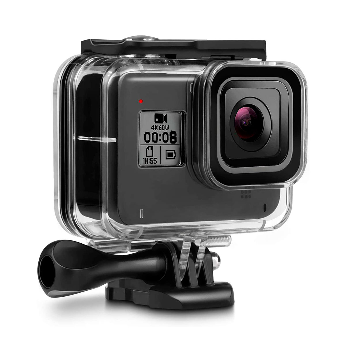 hero8(5) carcasa camara para gopro hero 8 sumergible 45m estanco