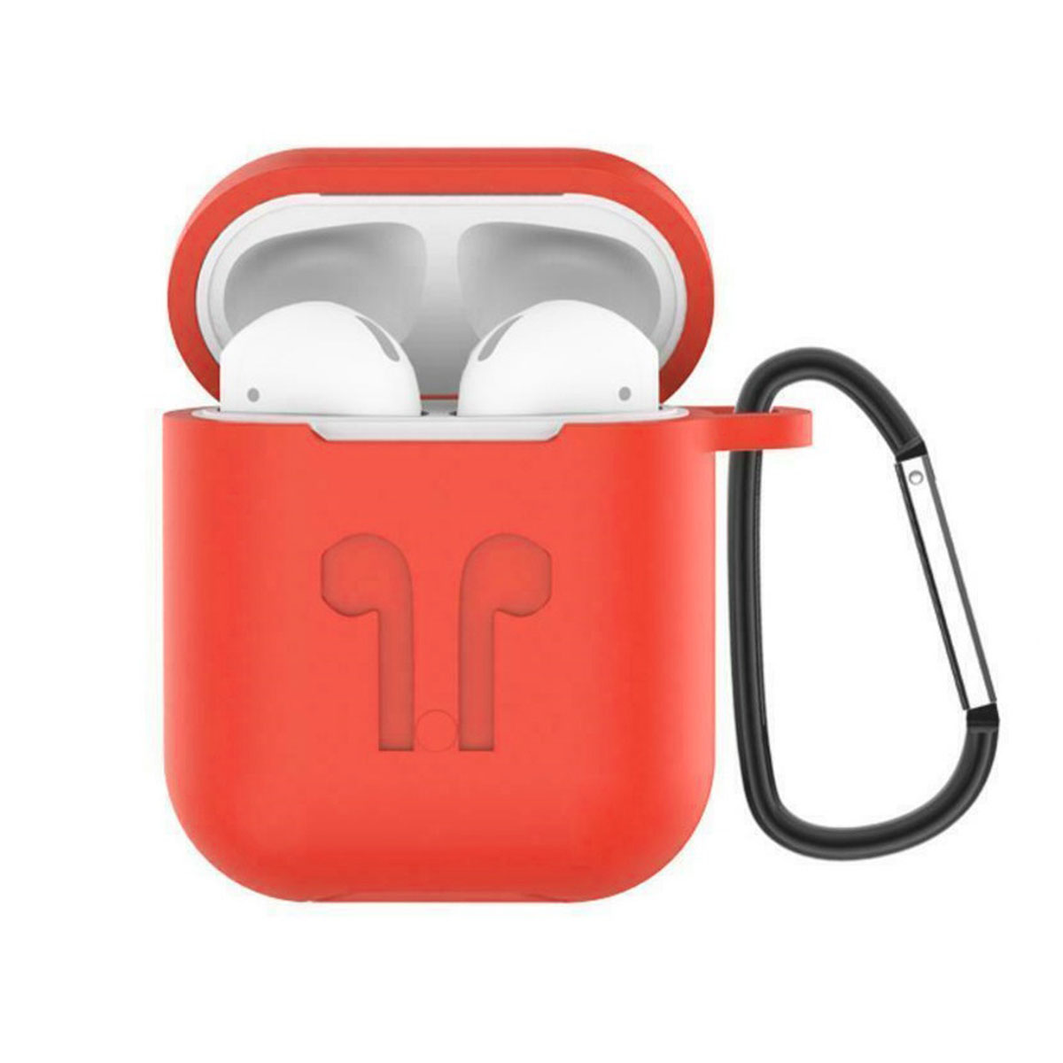 rojo1 Funda Protectora Para Airpods Con Gancho - Imagen 1
