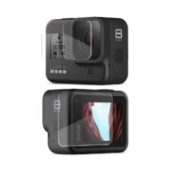 vidrio templado protector de pantallas lente p/ gopro hero 8