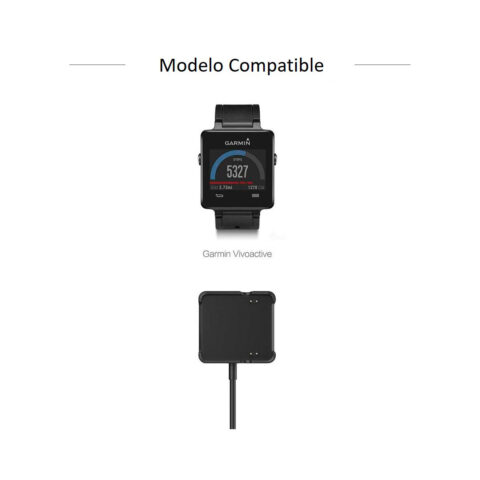 cable de carga usb base cargador para garmin vivoactive