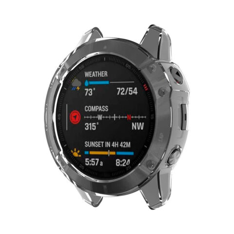 funda bumper protector tpu para garmin fenix 6 6s 6x plus