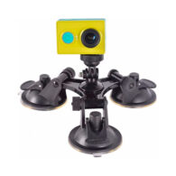 ventosa triple para gopro sjcam camara sopapa auto