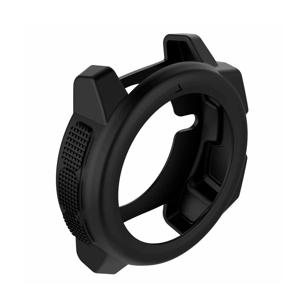 negro funda silicona bumper protector para garmin instinct