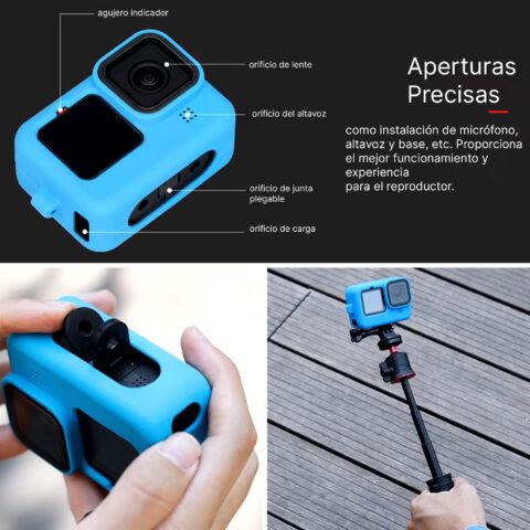 funda silicona para gopro hero 9 hero 10