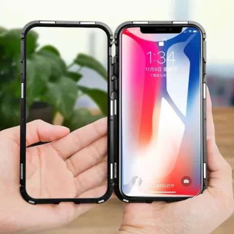 funda protectora 360 magnetica para iphone 13 mini pro max