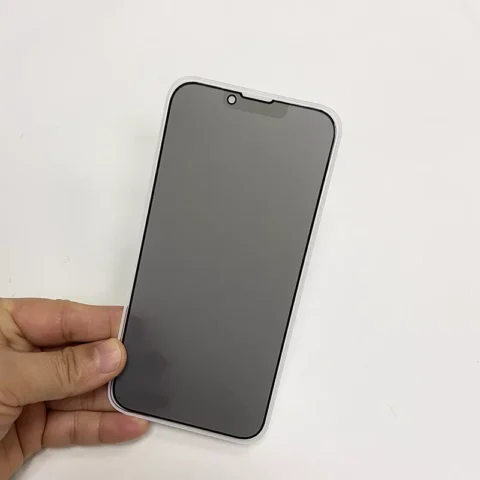 vidrio templado antiespia mate para iphone 13 mini pro max