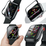 vidrio templado para apple watch 42 44 45 mm semiflexible