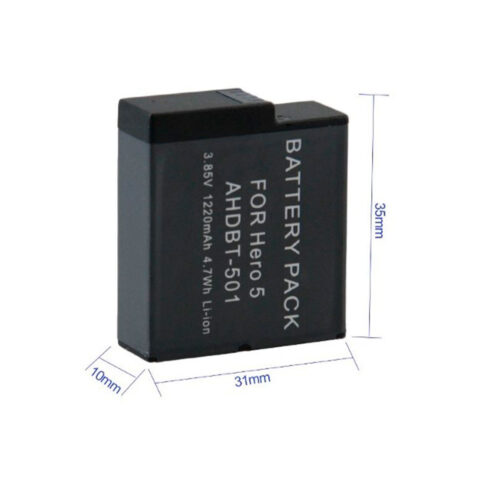 bateria gopro hero 5 ahdbt 501 black 6 7