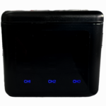 cargador bateria triple para gopro hero 9 10 y 11 con indicador