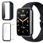bumper protector marco + vidrio para mi band 7 pro