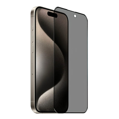 vidrio templado antiespia mate para iphone 15 pro max