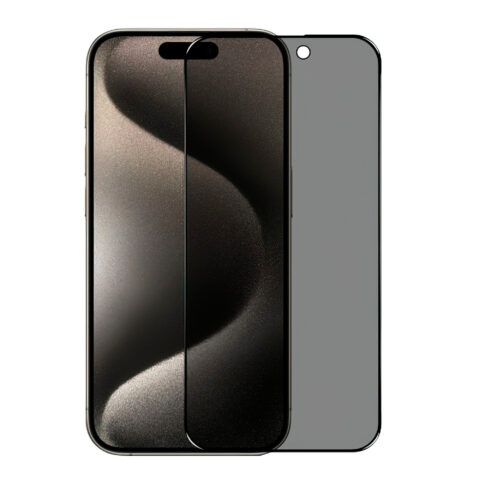 vidrio templado antiespia mate para iphone 15 pro max