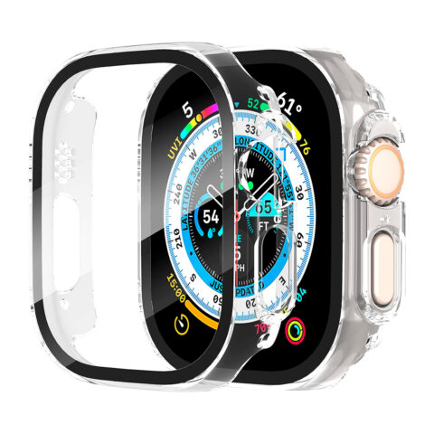 bumper protector marco + vidrio para apple watch 49mm