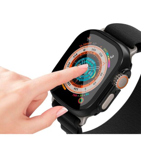 bumper protector marco + vidrio para apple watch 49mm