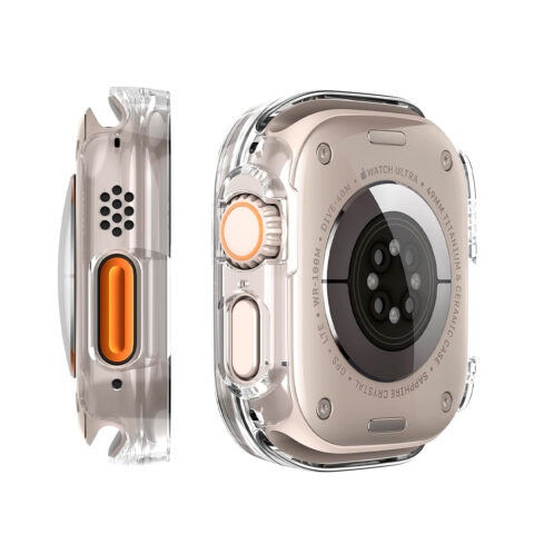 bumper protector marco + vidrio para apple watch 49mm