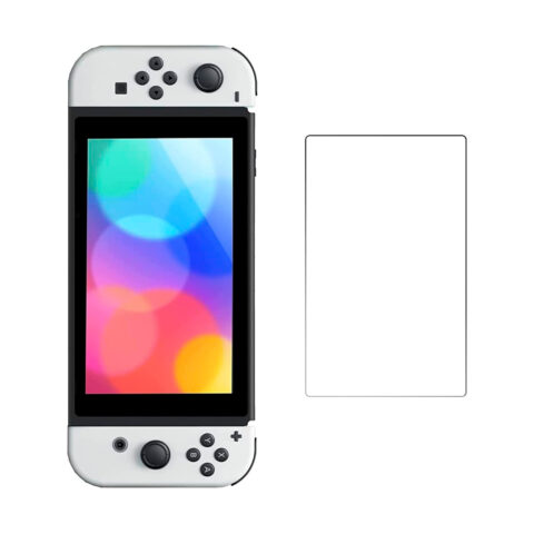 vidrio protector templado nintendo switch oled dureza 9h