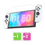vidrio protector templado nintendo switch oled dureza 9h