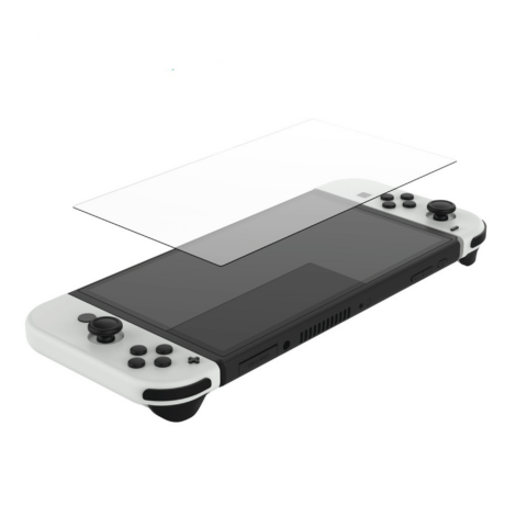 vidrio protector templado nintendo switch oled dureza 9h