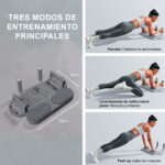 entrenador de planchas ajustable con nucleo multifuncional tabla de flexiones
