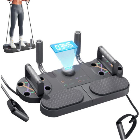 entrenador de planchas ajustable con nucleo multifuncional tabla de flexiones