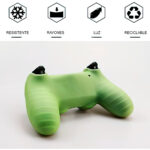 funda silicona ps4 + grips brilla en la oscuridad