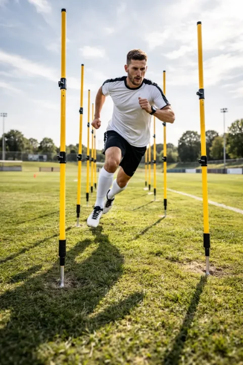 Kit Bastones Articulados Dribling Agilidad X6 Entrenamiento - Imagen 8