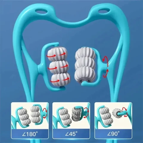 El Masajeador De Columna Cervical De 6 Ruedas - Imagen 4
